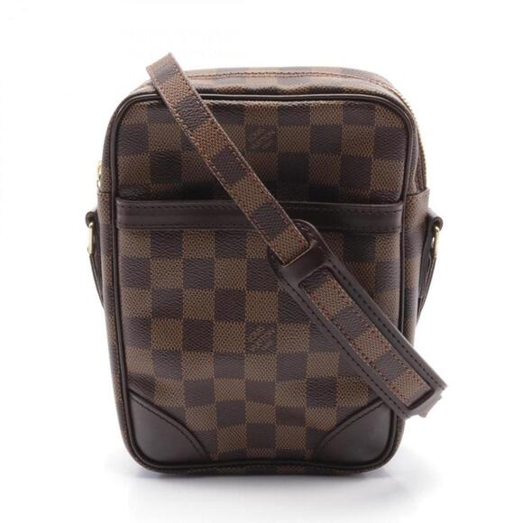 LOUIS VUITTON Brown Damier Leather Shoulder Bag - Picture 1 of 5